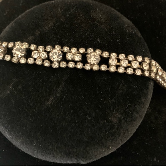 Crystal Rhinestone Bracelet - Picture 2 of 6